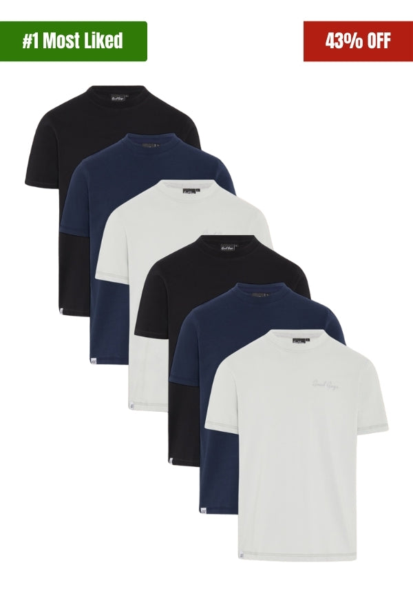 Good Guys ® Classic Heavyweight T-Shirt For Men 6-Pack